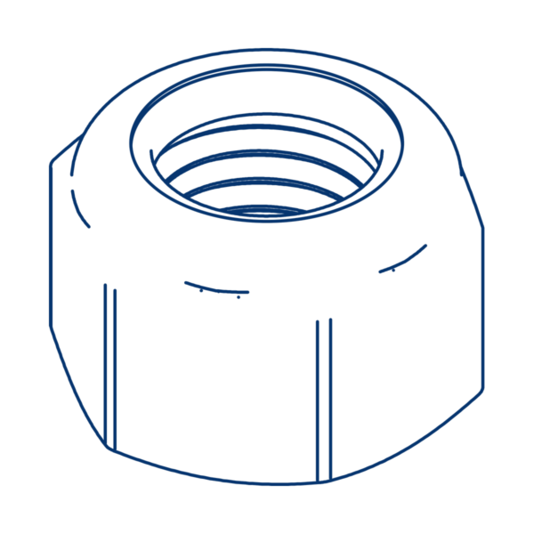 Écrou de crochet supérieur (Top hook nut), pièce de rechange de la sortie ScafJack SM-3
