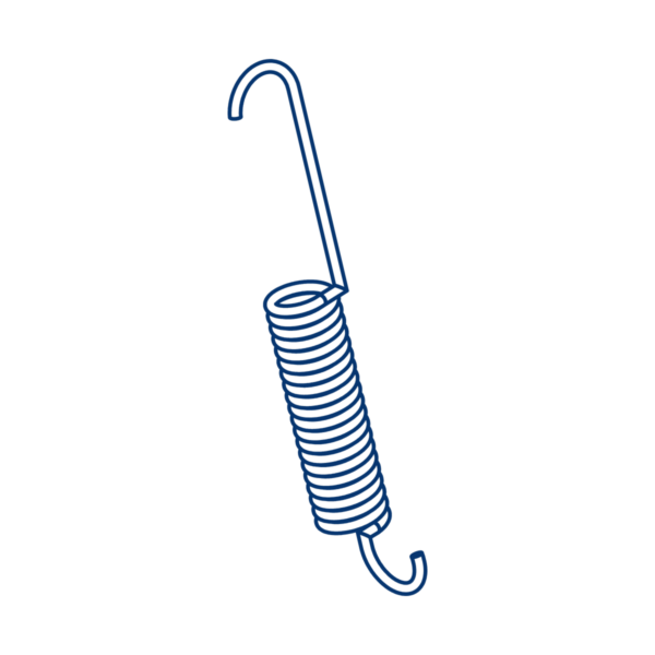 Ressort de crochet latéral (Side hook spring), pièce de rechange de la sortie ScafJack SM-3