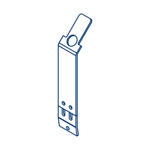 Support de guide antipoussière (Dust guide holder), pièce de rechange de la sortie ScafJack SM-3